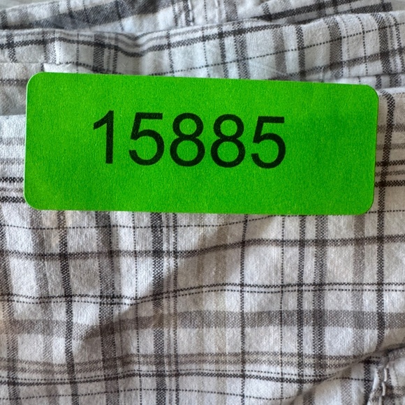 Calvin Klein Jeans Women's Plaid Bermuda Shorts Lightweight Walking White/Gray 8 - Picture 16 of 16